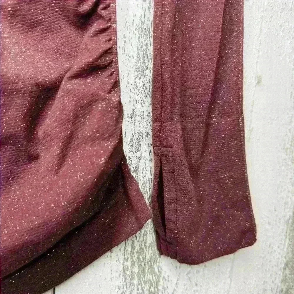 Athleta Metallic Thread Long-sleeve Shirt. - Picture 7 of 9
